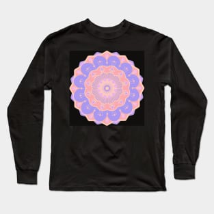 Soft Coloured Mandala Long Sleeve T-Shirt